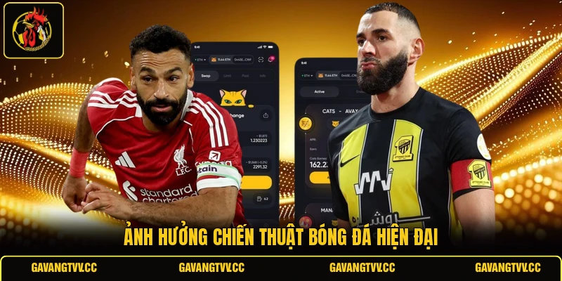 Ảnh hưởng chiến thuật bóng đá hiện đại