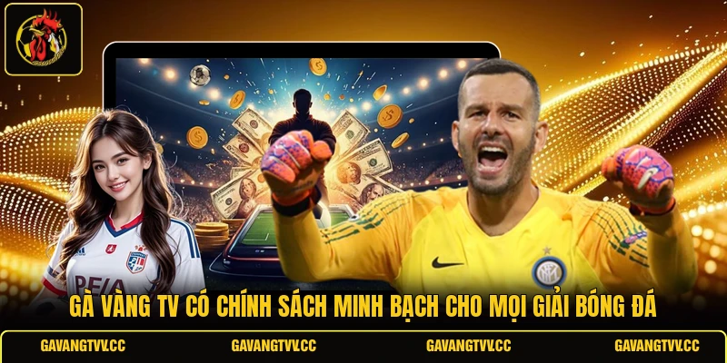 Gà vàng TV có chính sách minh bạch cho mọi giải bóng đá