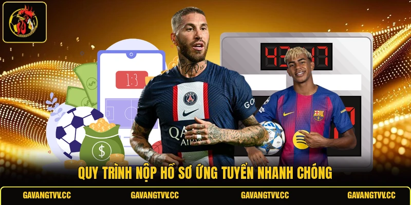 Quy trình nộp hồ sơ ứng tuyển nhanh chóng